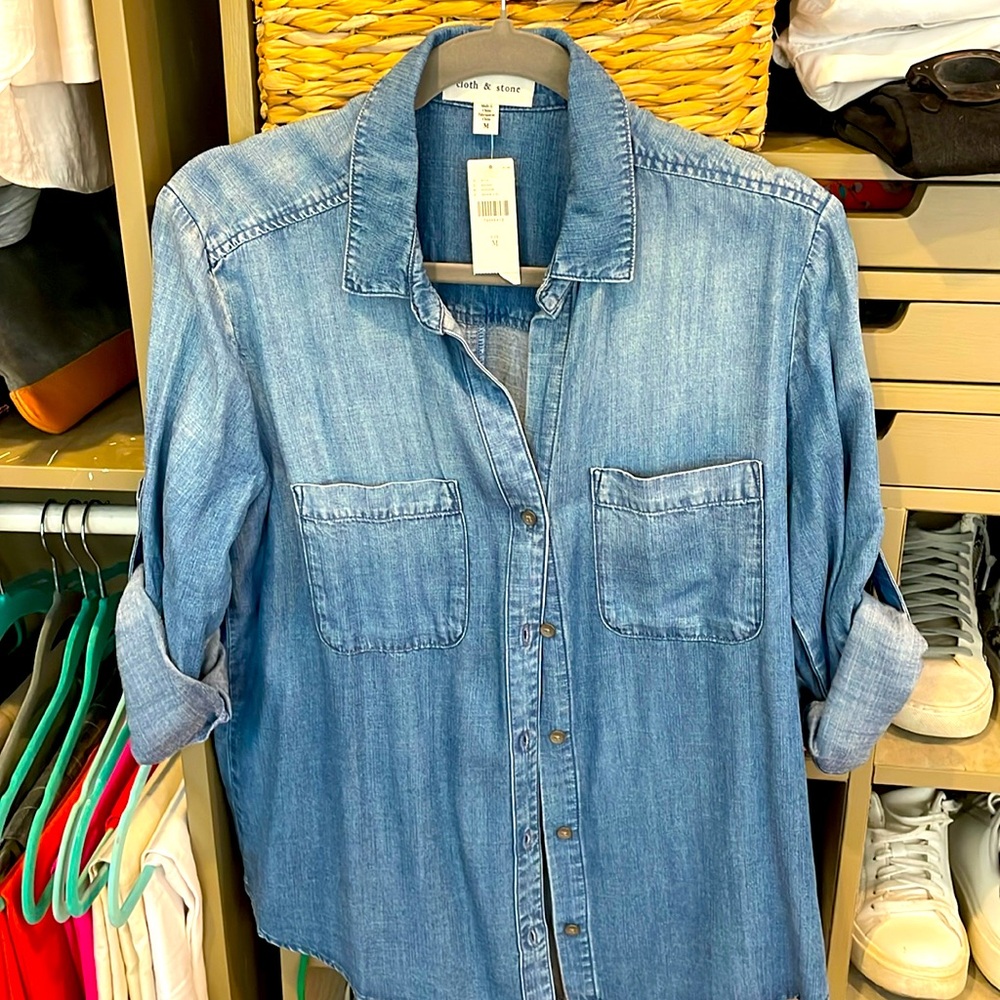 Anthropologie cloth & Stone chambray shirt